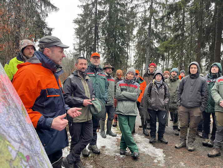 Einführung in die örtlichen Verhältnisse -durch Stadtförster Bernd Hoffmann